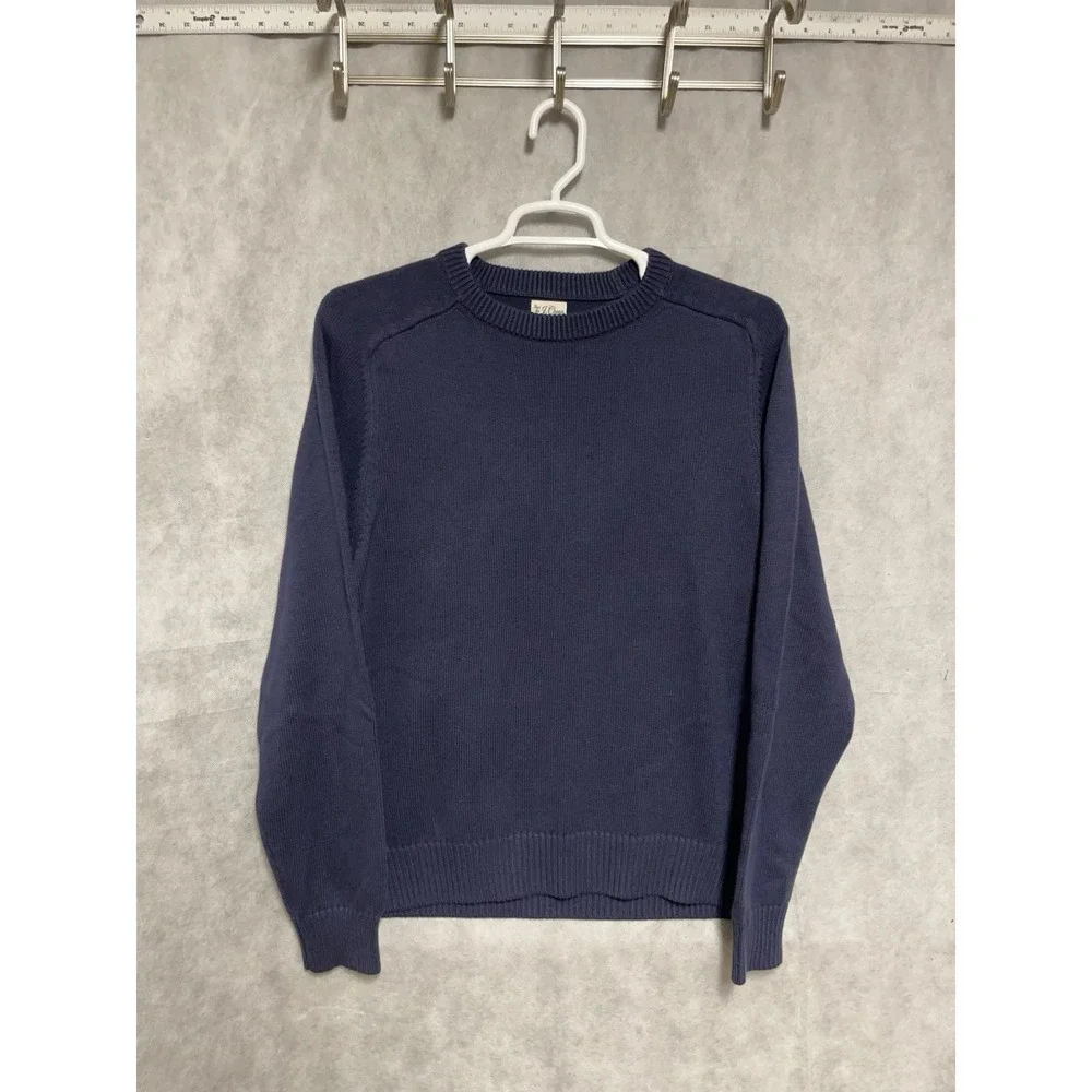 NWOT J Crew Sweater Men XL Blue Nordic Oarsmen Grandpa Fisherman Heavy Crew Neck